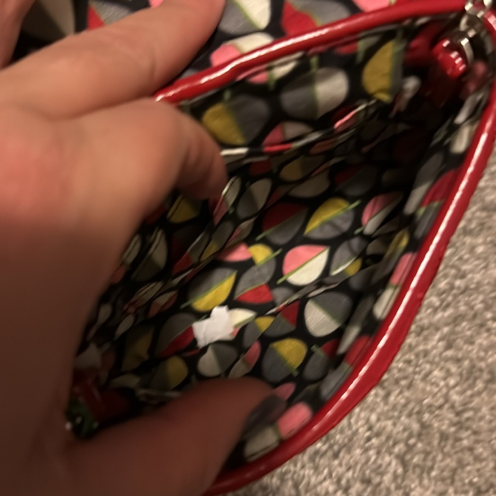 NWT Vera Bradley red crossbody bag - Picture 8 of 9